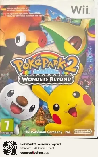 PokéPark 2: Wonders Beyond Nintendo Wii, Spain box front