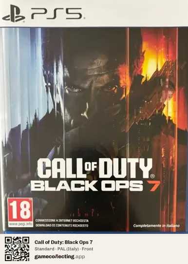 Call of Duty: Black Ops 7 PlayStation 5, Italy box front