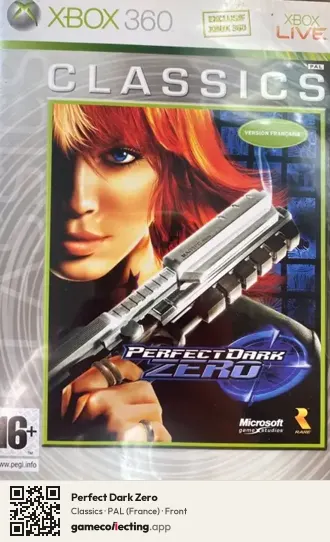 Perfect Dark Zero Xbox 360, France box front