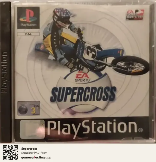 Supercross PlayStation, PAL box front