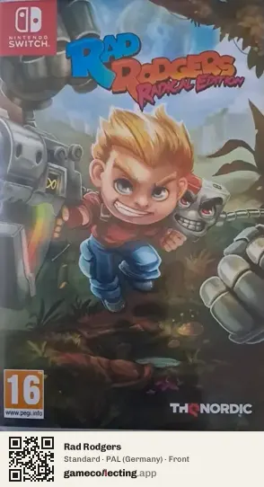 Rad Rodgers Nintendo Switch, Germany box front