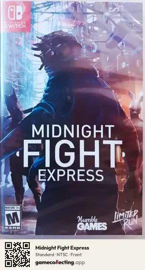 Midnight Fight Express Nintendo Switch, NTSC box front