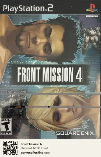 Front Mission 4 PlayStation 2, NTSC box front