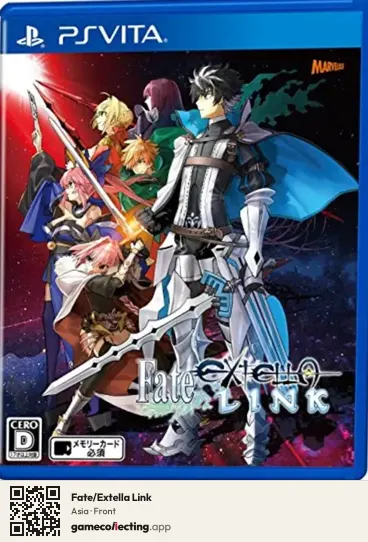 Fate/Extella Link PlayStation Vita, Asia box front