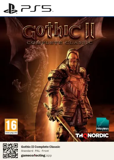 Gothic II Complete Classic PlayStation 5, PAL box front