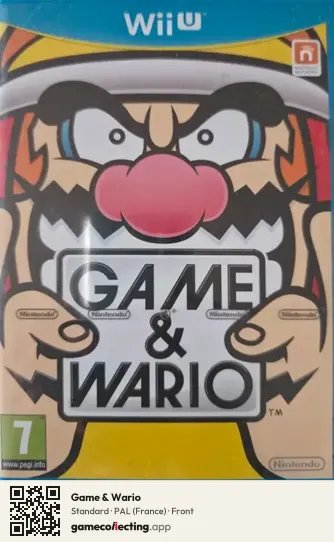 Game & Wario Nintendo Wii U, France box front