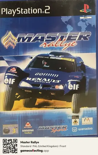 Master Rallye PlayStation 2, United Kingdom box front