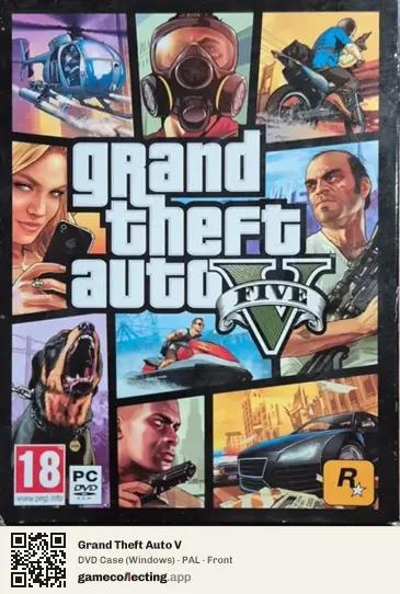 Grand Theft Auto V Computer, PAL box front