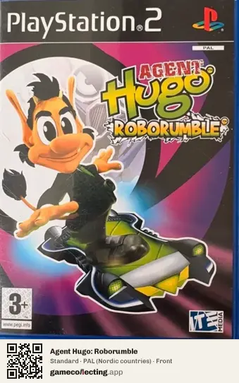 Agent Hugo: Roborumble PlayStation 2, Nordic countries box front