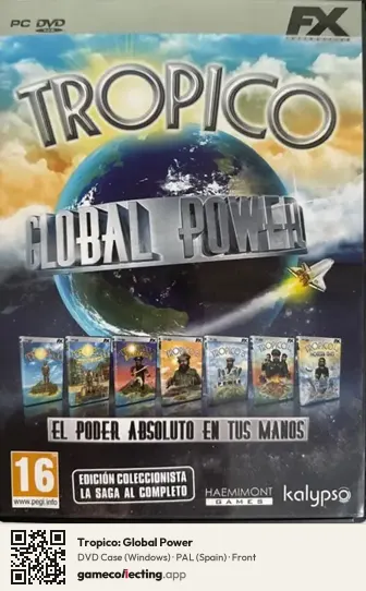 Tropico: Global Power Computer, Spain box front