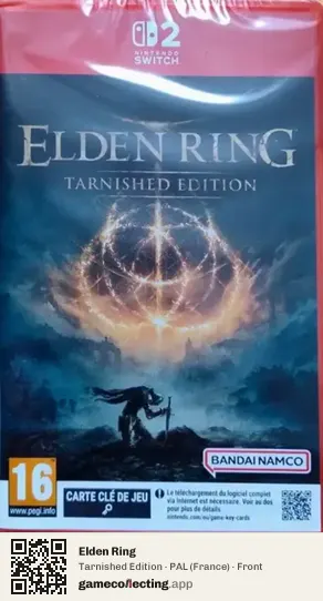 Elden Ring Nintendo Switch 2, France box front
