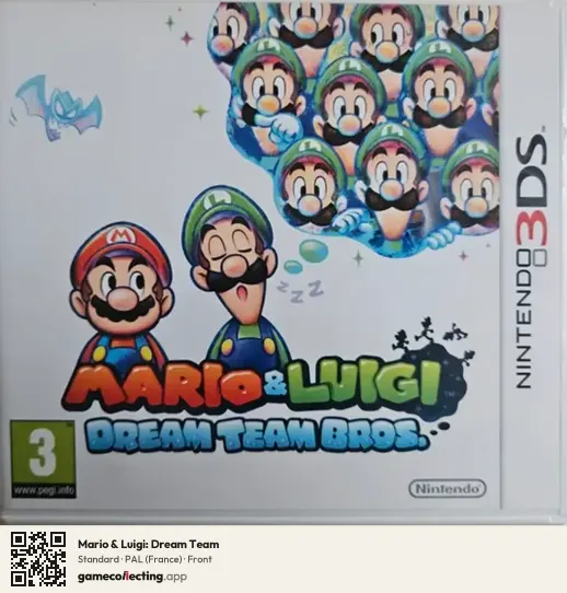 Mario & Luigi: Dream Team Nintendo 3DS, France box front