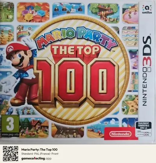 Mario Party: The Top 100 Nintendo 3DS, France box front