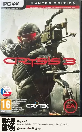 Crysis 3 Computer, Czech Republic box front
