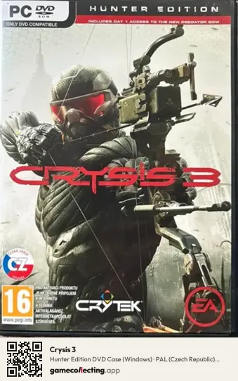 Crysis 3 Computer, Czech Republic box front