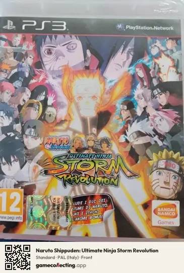 Naruto Shippuden: Ultimate Ninja Storm Revolution PlayStation 3, Italy box front