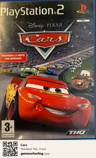 Cars PlayStation 2, PAL box front