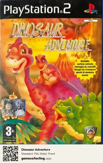 Dinosaur Adventure PlayStation 2, Italy box front