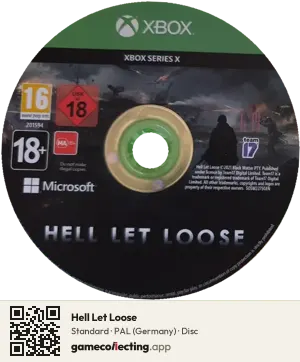 Hell Let Loose Xbox Series X, PAL disc