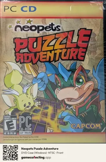 Neopets Puzzle Adventure Computer, NTSC box front