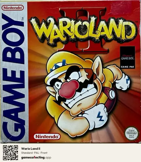 Wario Land II Game Boy, PAL box front
