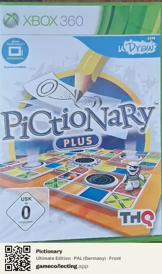 Pictionary Xbox 360, Germany box front