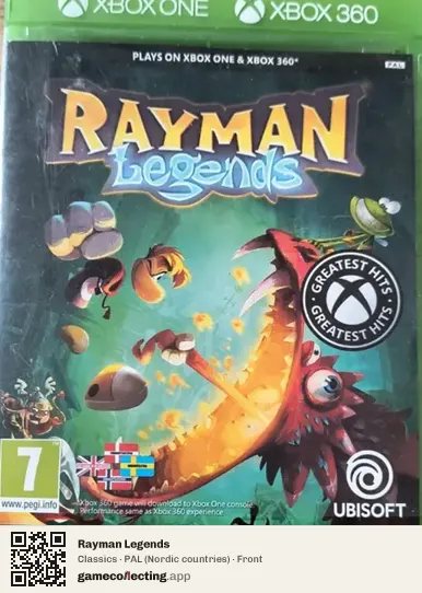 Rayman Legends Xbox 360, Nordic countries box front