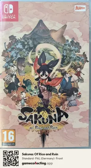 Sakuna: Of Rice and Ruin Nintendo Switch, Germany box front