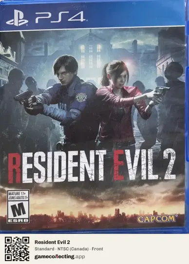 Resident Evil 2 PlayStation 4, Canada box front