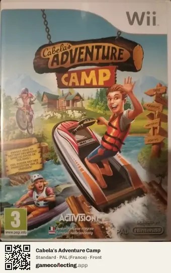 Cabela's Adventure Camp Nintendo Wii, France box front
