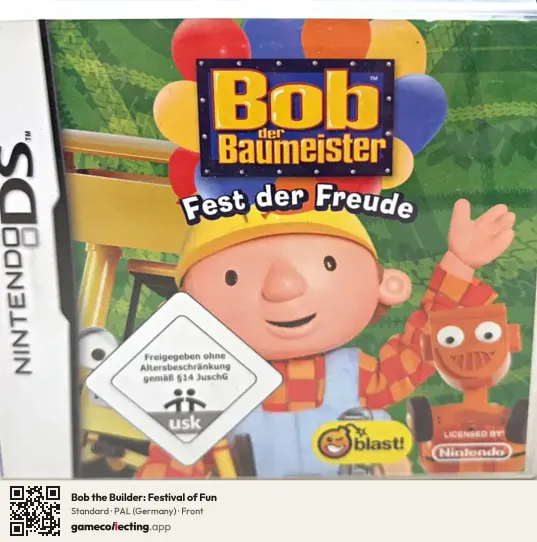 Bob the Builder: Festival of Fun Nintendo DS, Germany box front