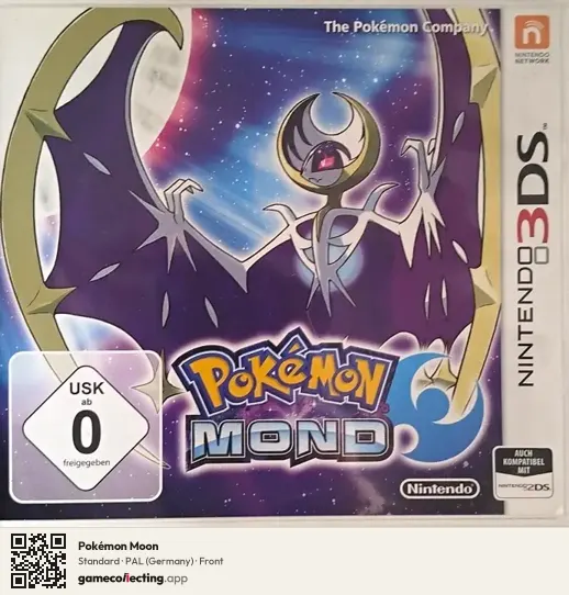 Pokémon Moon Nintendo 3DS, Germany box front