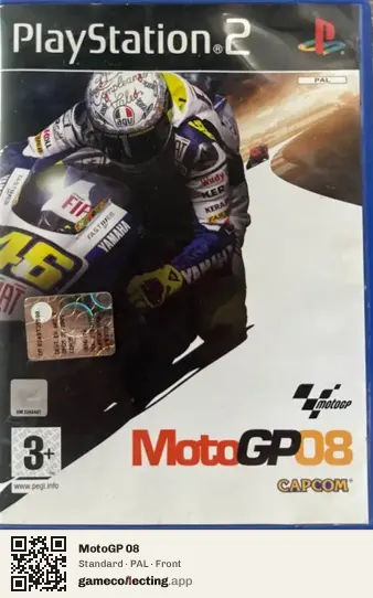 MotoGP 08 PlayStation 2, PAL box front
