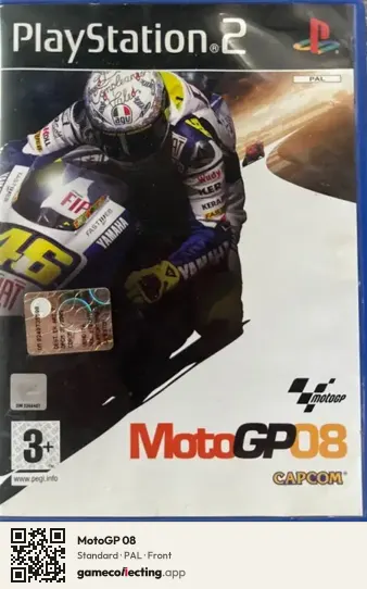 MotoGP 08 PlayStation 2, PAL box front