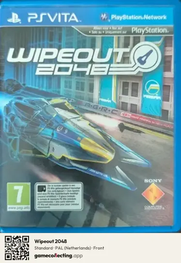 Wipeout 2048 PlayStation Vita, Netherlands box front