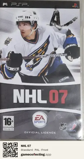 NHL 07 PlayStation Portable, PAL box front