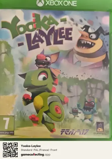 Yooka-Laylee Xbox One, France box front