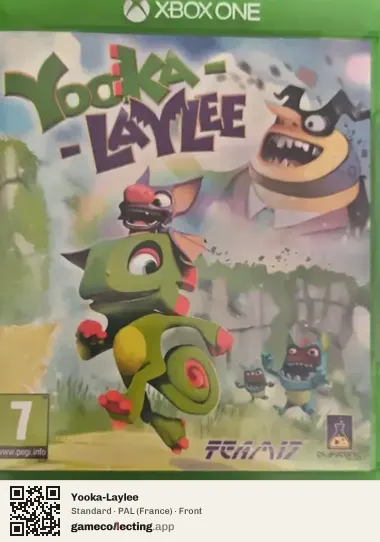 Yooka-Laylee Xbox One, France box front