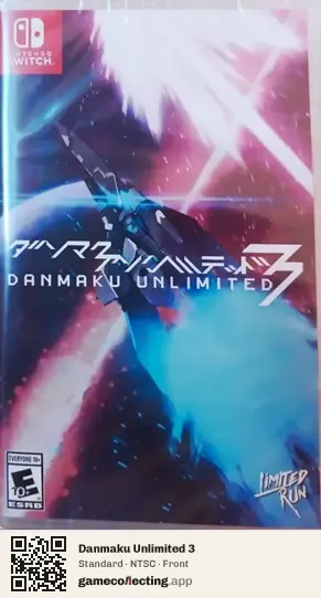 Danmaku Unlimited 3 Nintendo Switch, NTSC box front