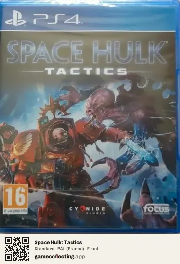 Space Hulk: Tactics PlayStation 4, France box front