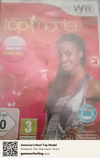 America's Next Top Model Nintendo Wii, Germany box front