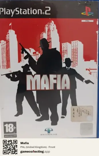 Mafia PlayStation 2, United Kingdom box front