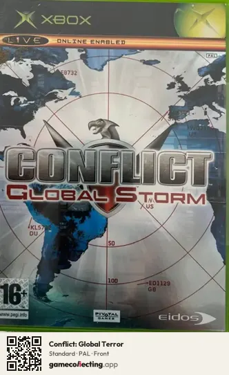 Conflict: Global Terror Xbox, PAL box front