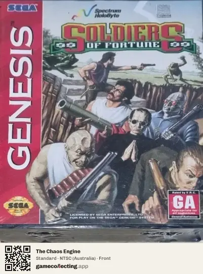 The Chaos Engine Sega Mega Drive / Genesis, Australia box front