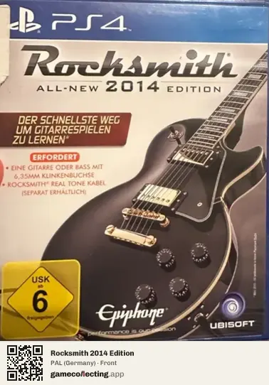 Rocksmith 2014 Edition PlayStation 4, Germany box front