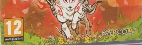 Ōkami HD, the PEGI square on its front