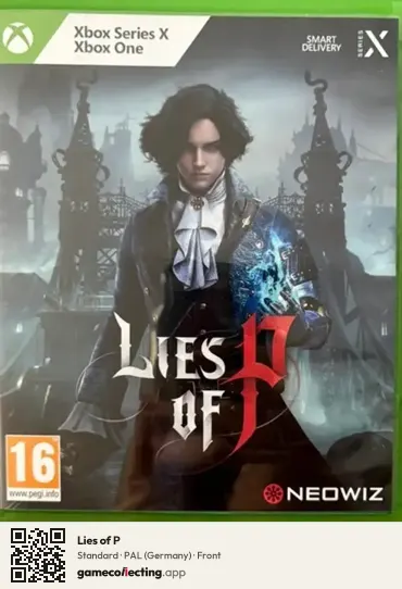 Lies of P Xbox Series X, Germany box front