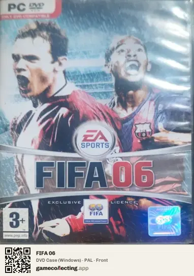 FIFA 06 Computer, PAL box front