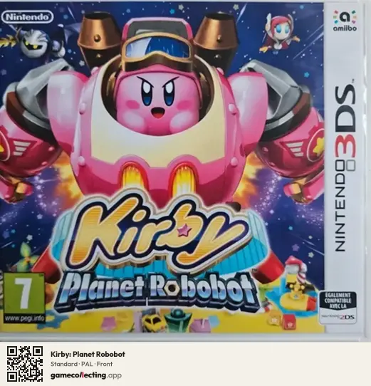 Kirby: Planet Robobot Nintendo 3DS, PAL box front