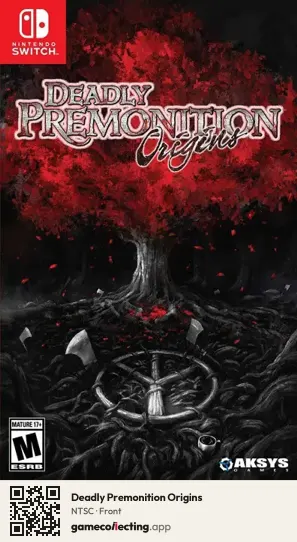 Deadly Premonition Origins Nintendo Switch, NTSC box front